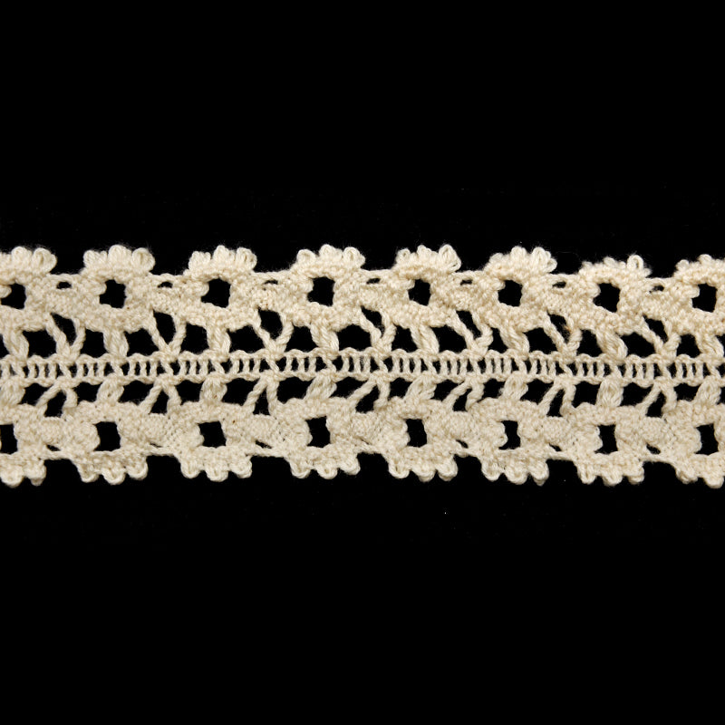 Ivory Crochet Lace Trim, 1.38-inch X 5 Yards – Vintage-inspired Floral Ribbon for Sewing, Crafts & Bridal Décor
