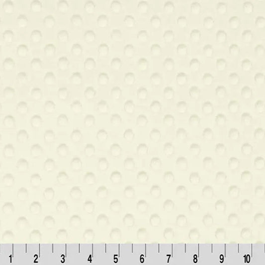 Ivory Cuddle Dimple Fabric per yard - Linda's Electric Quilters