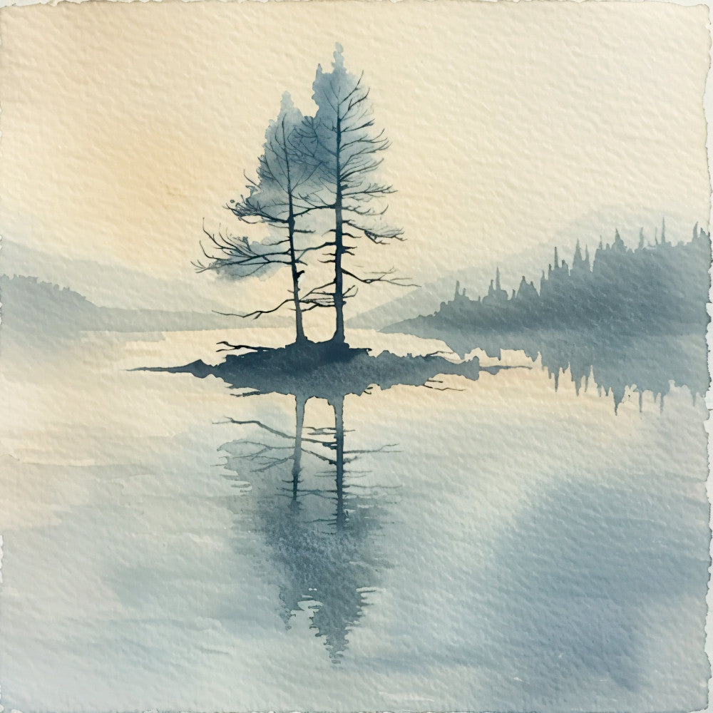 Japandi Art Nature Fabric Panel 4
