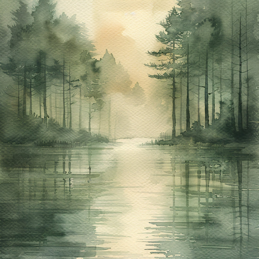 Japandi Art Nature Fabric Panel 7