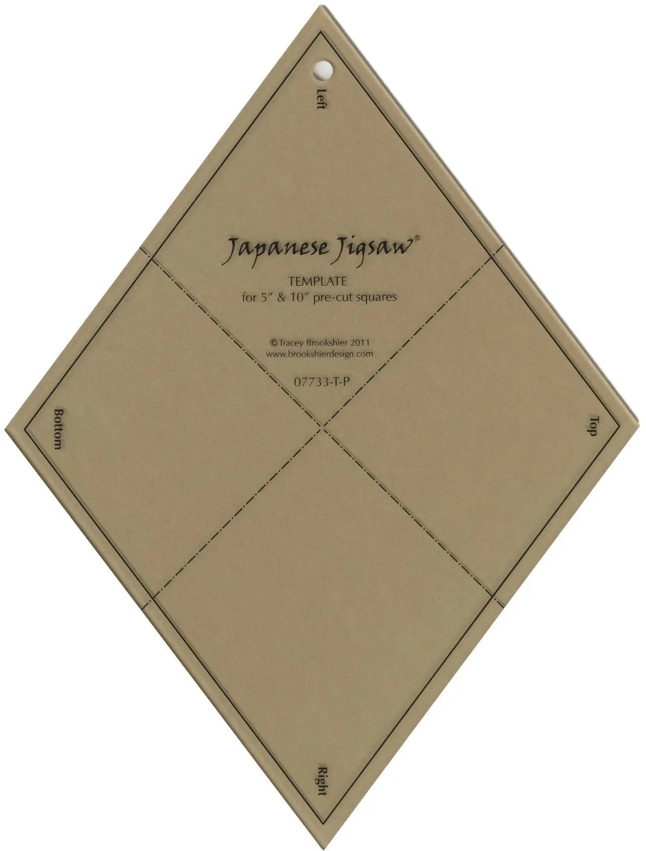 Japanese Jigsaw Acrylic Template - Precuts - Linda's Electric Quilters