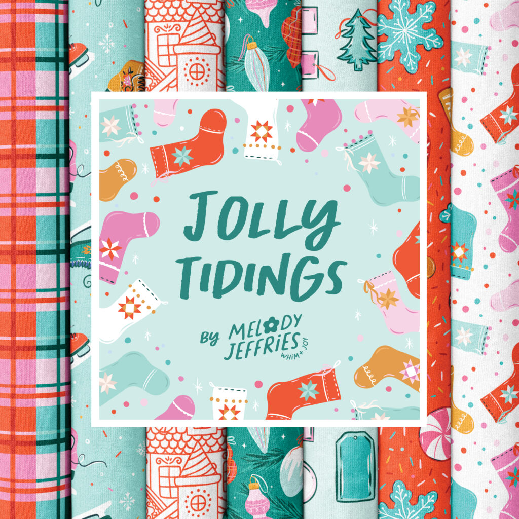 Jolly Tidings 5x5 Squares - 42 Pieces