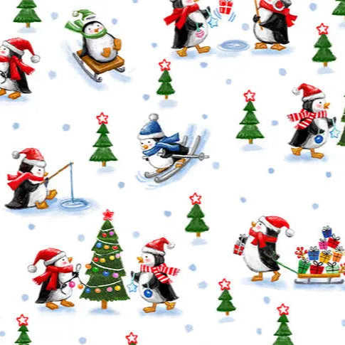 Jolly Waddle Cloud Cuddle Multi Fabric per yard Shannon Fabrics