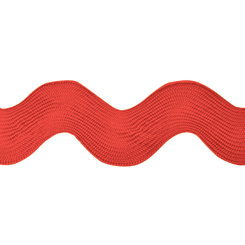 Jumbo Rick Rack Collection - 38mm Width (15 Yard Roll) - BRC-38MM-22 Red