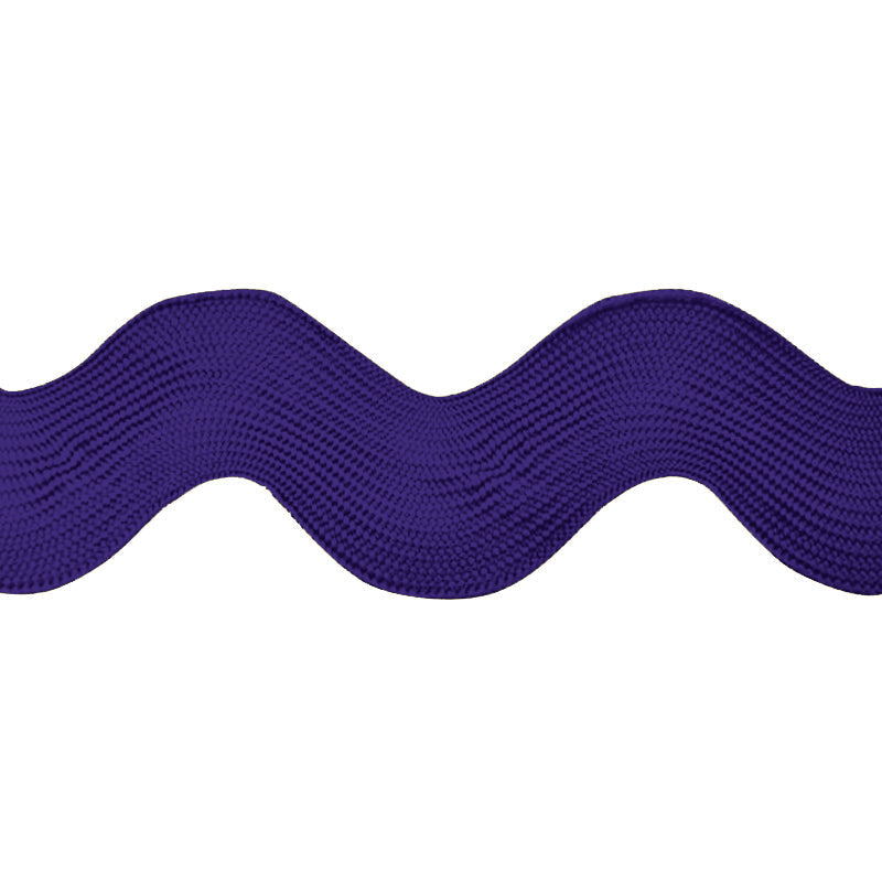 Jumbo Rick Rack Collection - 38mm Width (15 Yard Roll) - BRC-38MM-26 Purple