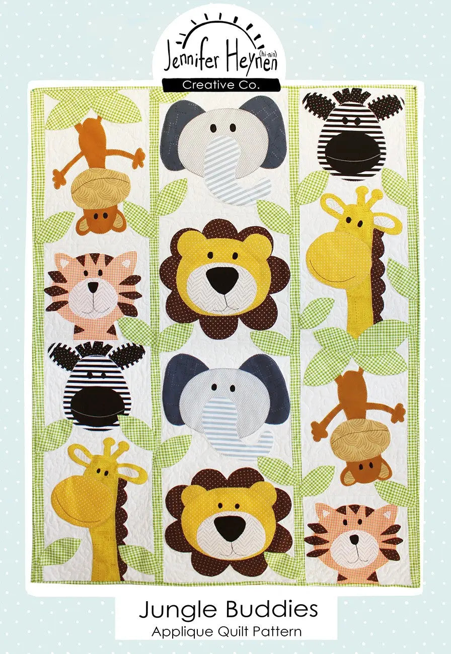Jungle Buddies Applique Quilt - Linda's Electric Quilters