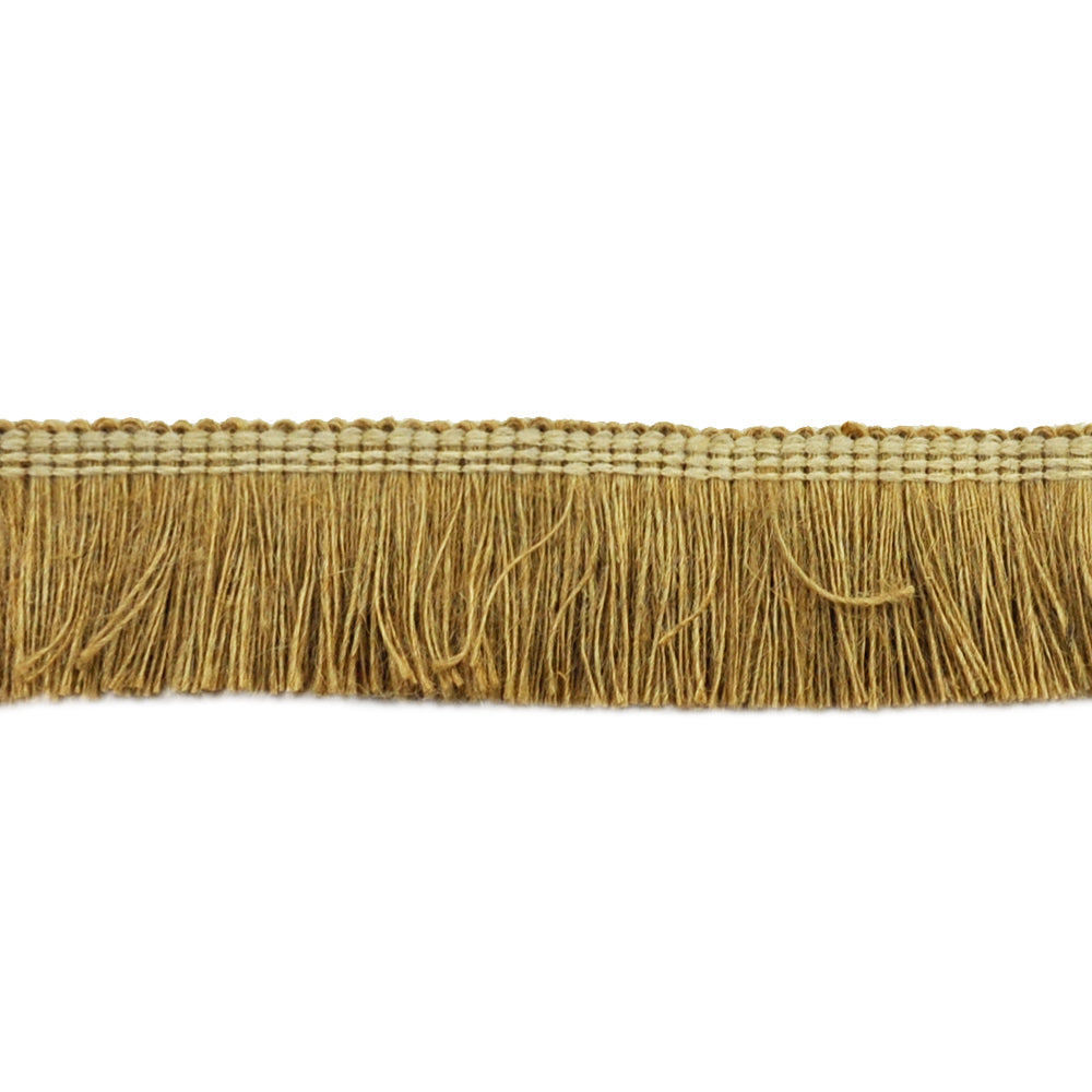 Jute Trim (20 YD ROLL) - 2" Width Brush Fringe-BF-1618 -Natural Jute