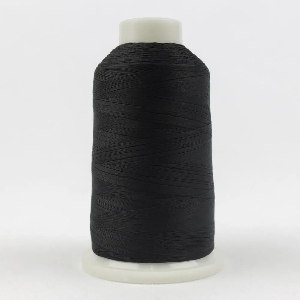 KT200 - Konfetti™ 50wt Egyptian Cotton Black Thread WonderFil USA