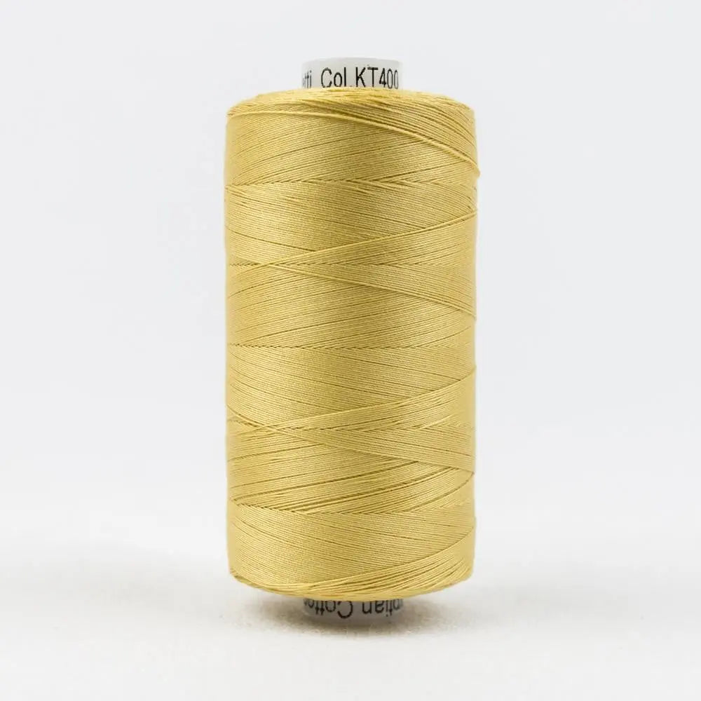 KT400 - Konfetti™ 50wt Egyptian Cotton Gold Thread WonderFil USA