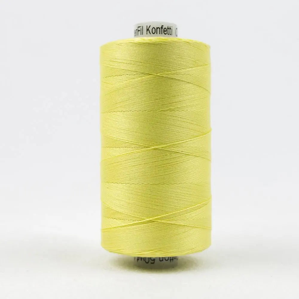KT403 - Konfetti™ 50wt Egyptian Cotton Yellow Thread WonderFil USA