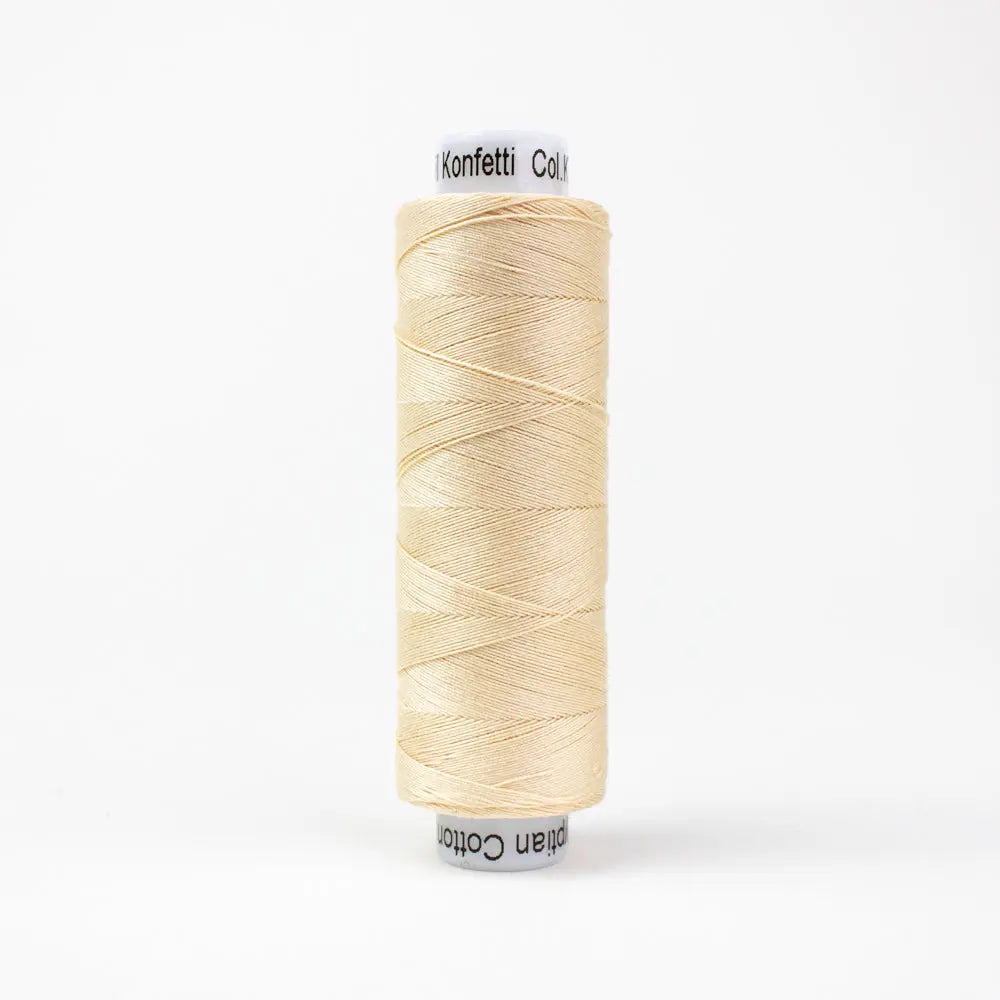 KT415 - Konfetti™ 50wt Egyptian Cotton Thread Cookie Dough WonderFil USA
