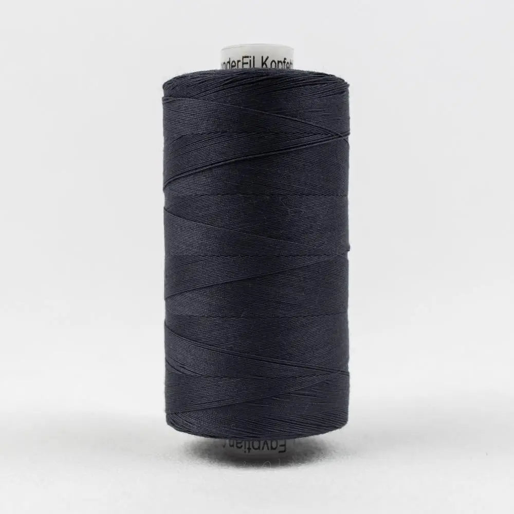 KT602 - Konfetti™ 50wt Egyptian Cotton Dark Navy Thread WonderFil USA