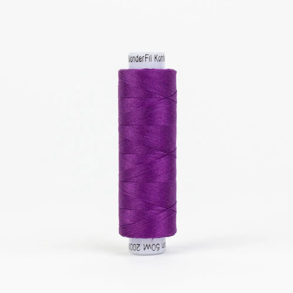 KT605 - Konfetti™ 50wt Egyptian Cotton Purple Thread WonderFil USA