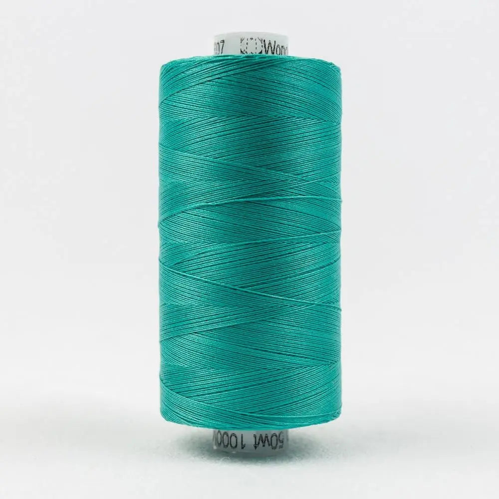 KT607 - Konfetti™ 50wt Egyptian Cotton Teal Thread WonderFil USA