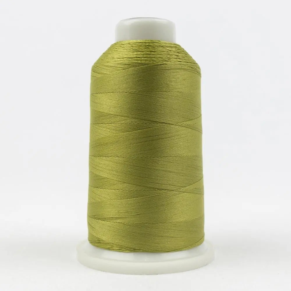 KT611 - Konfetti™ 50wt Egyptian Cotton Brass Green Thread WonderFil USA