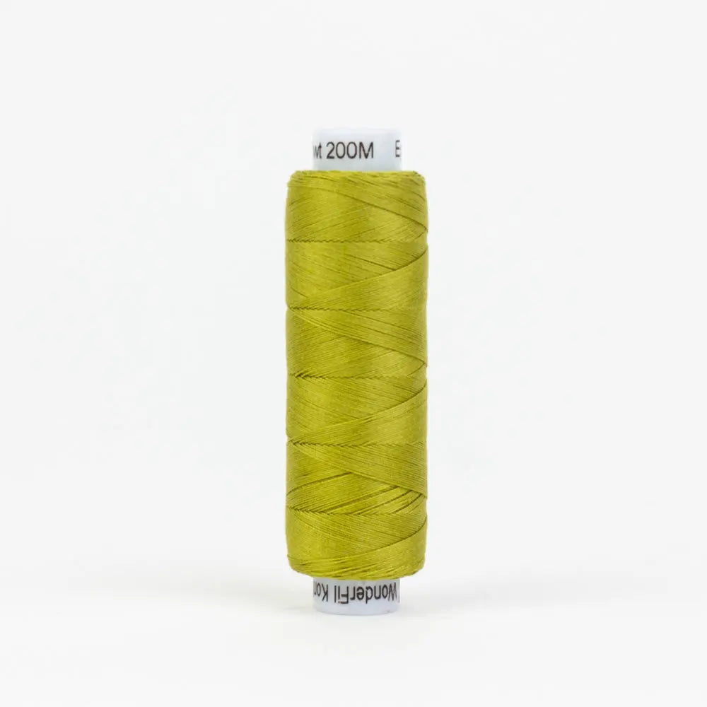 KT611 - Konfetti™ 50wt Egyptian Cotton Brass Green Thread WonderFil USA