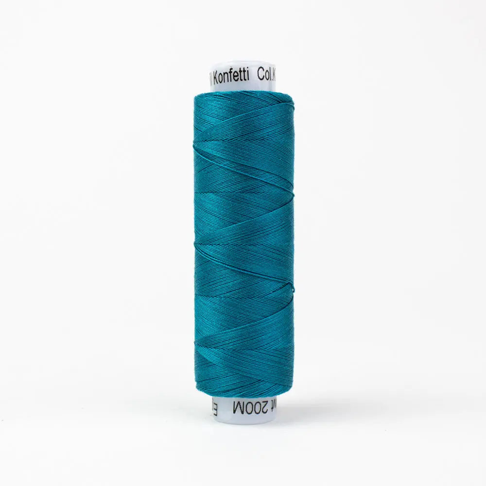 KT618 - Konfetti™ 50wt Egyptian Cotton Thread Surf WonderFil USA
