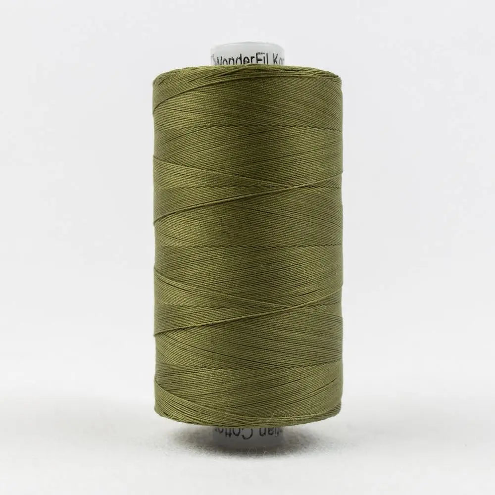 KT703 - Konfetti™ 50wt Egyptian Cotton Avocado Green Thread WonderFil USA