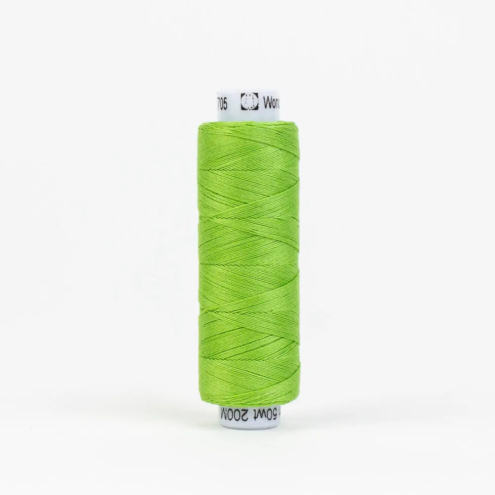 KT705 - Konfetti™ 50wt Egyptian Cotton Yellow Green Thread WonderFil USA