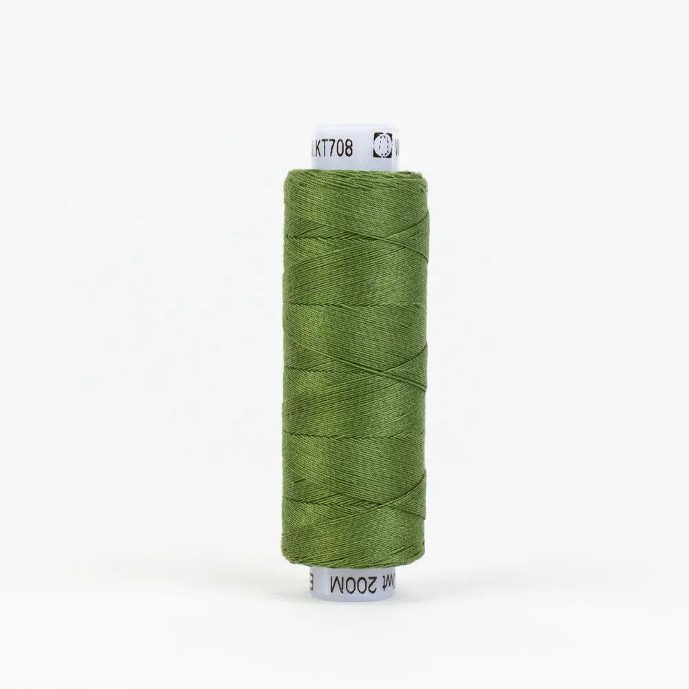KT708 - Konfetti™ 50wt Egyptian Cotton Dark Olive Thread WonderFil USA