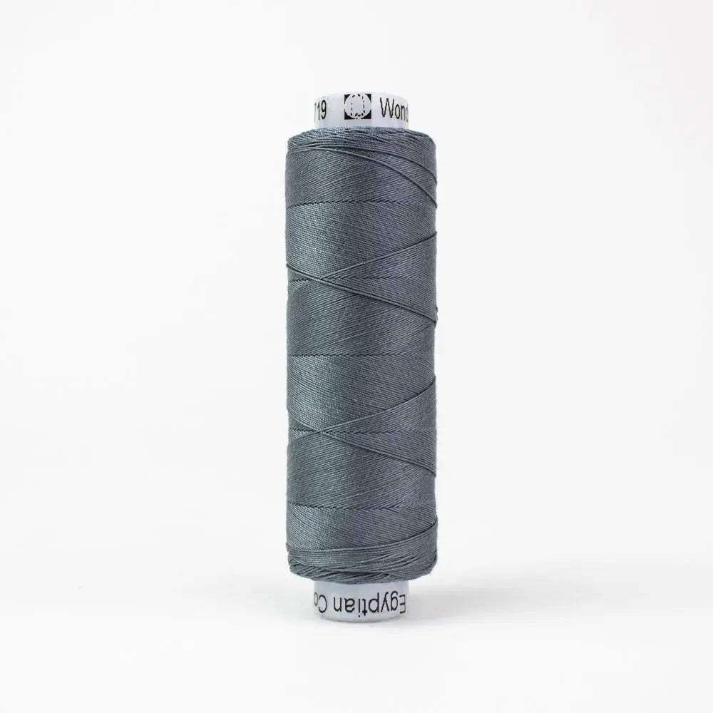 KT719 - Konfetti™ 50wt Egyptian Cotton Thread Slate WonderFil USA