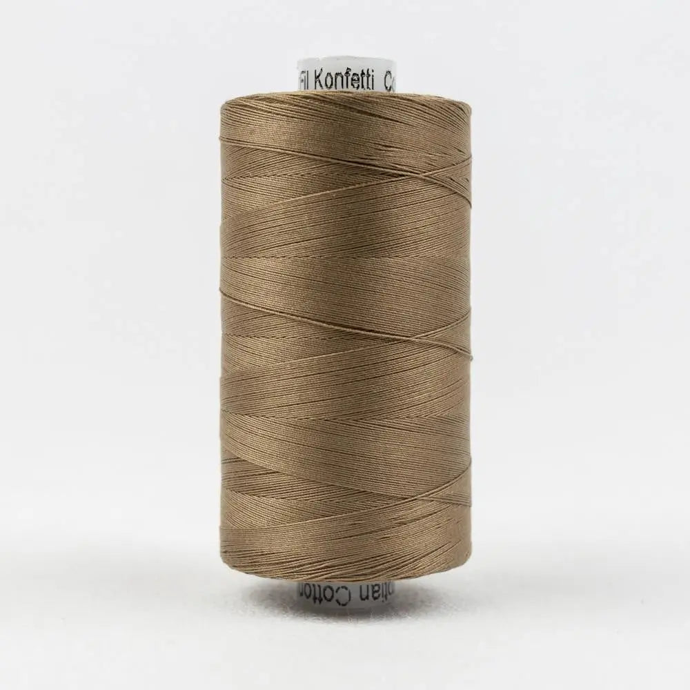 KT801 - Konfetti™ 50wt Egyptian Cotton Brown Thread WonderFil USA