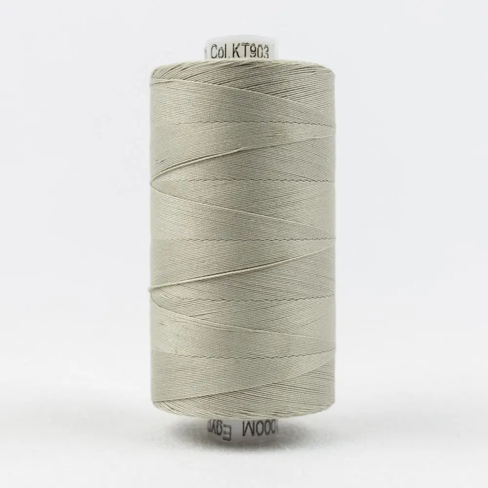 KT903 - Konfetti™ 50wt Egyptian Cotton Medium Very Light Grey Thread WonderFil USA