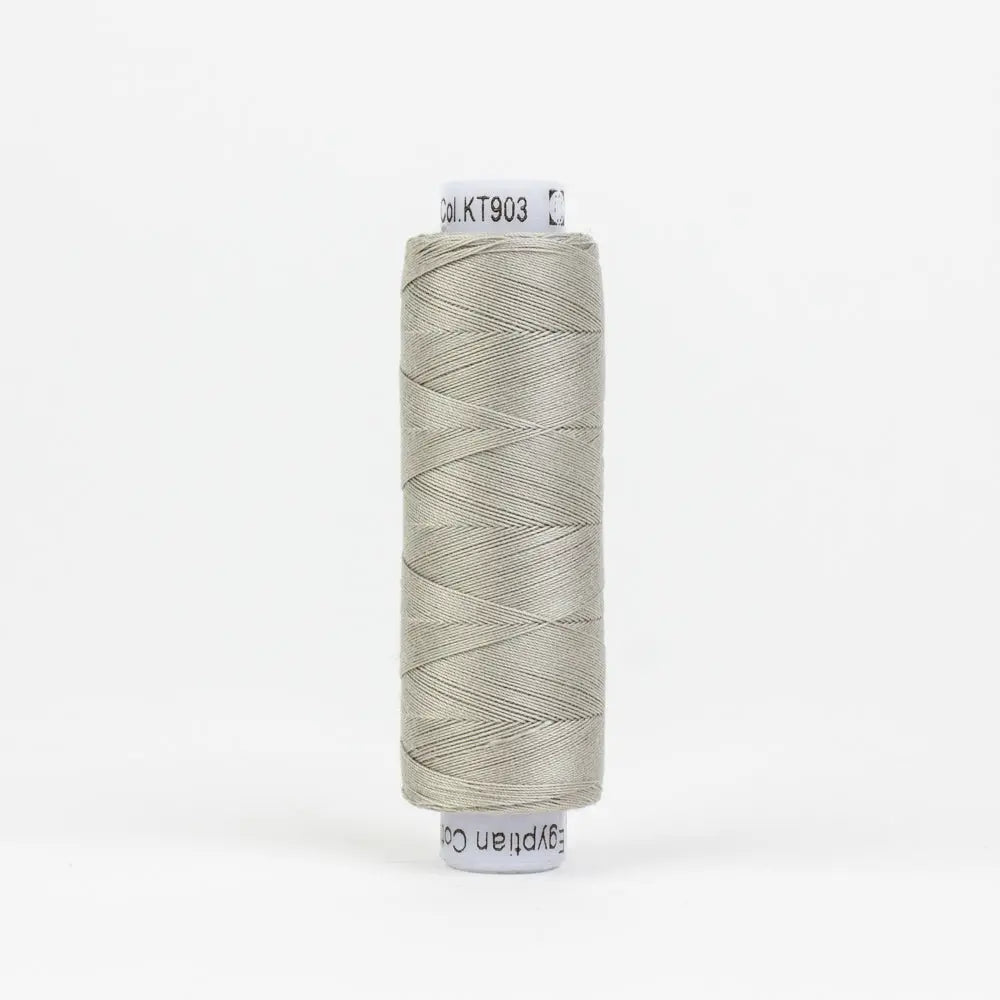 KT903 - Konfetti™ 50wt Egyptian Cotton Medium Very Light Grey Thread WonderFil USA