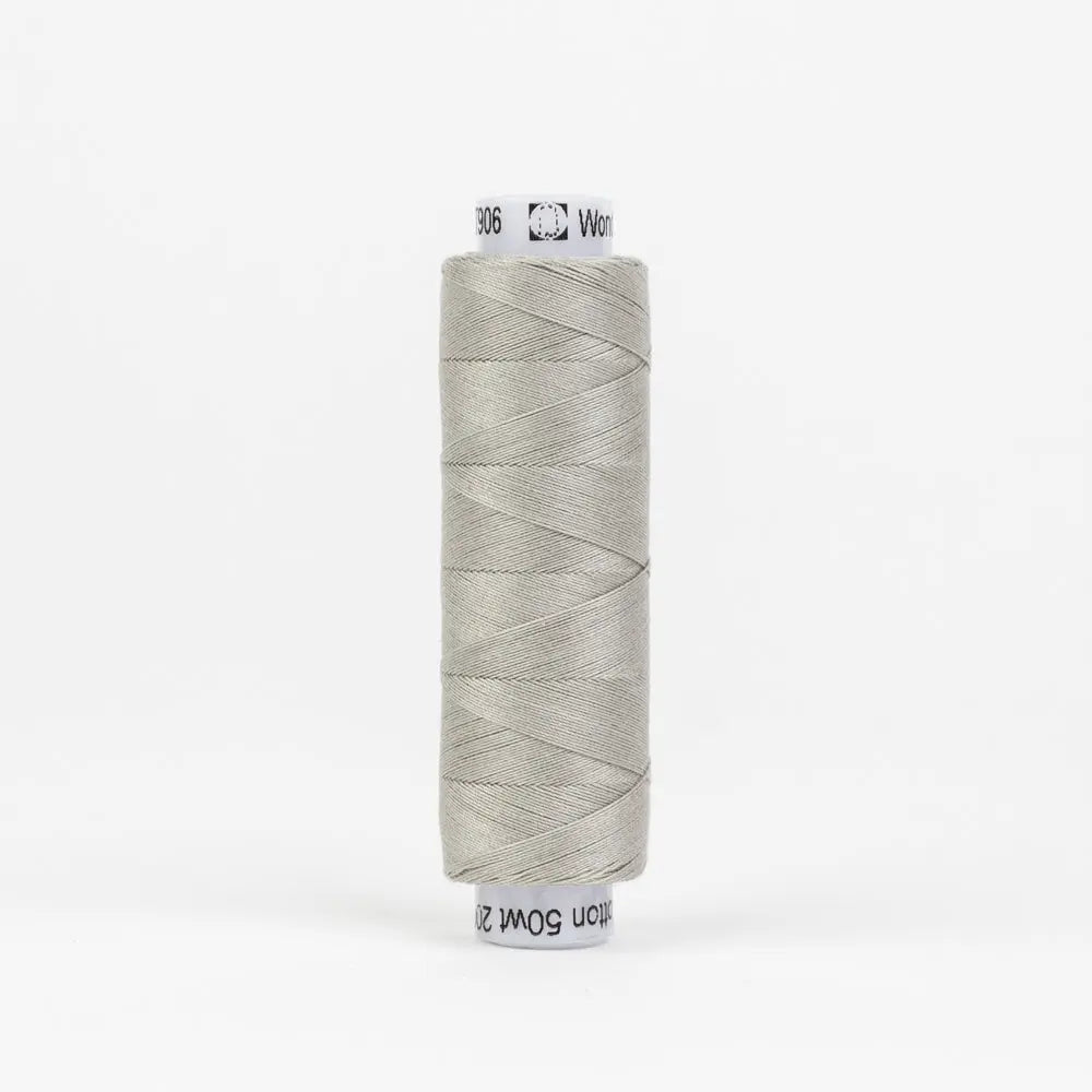 KT906 - Konfetti™ 50wt Egyptian Cotton Pale Grey Thread WonderFil USA