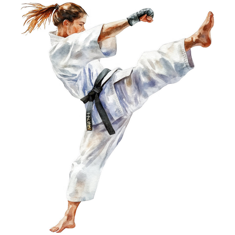 Karate Taekwondo Fabric Panel 11