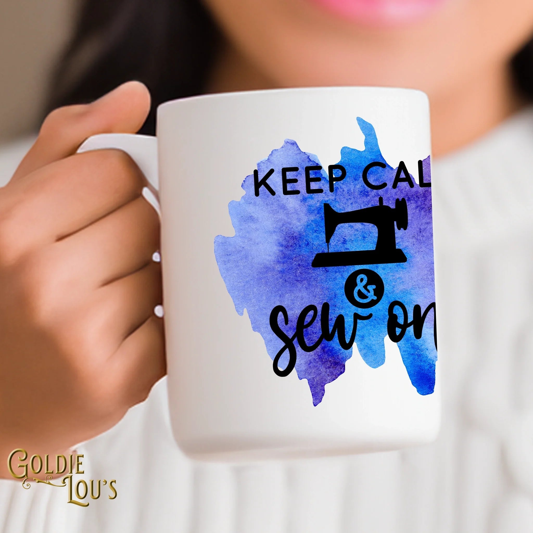 Keep Calm and Sew On Mug