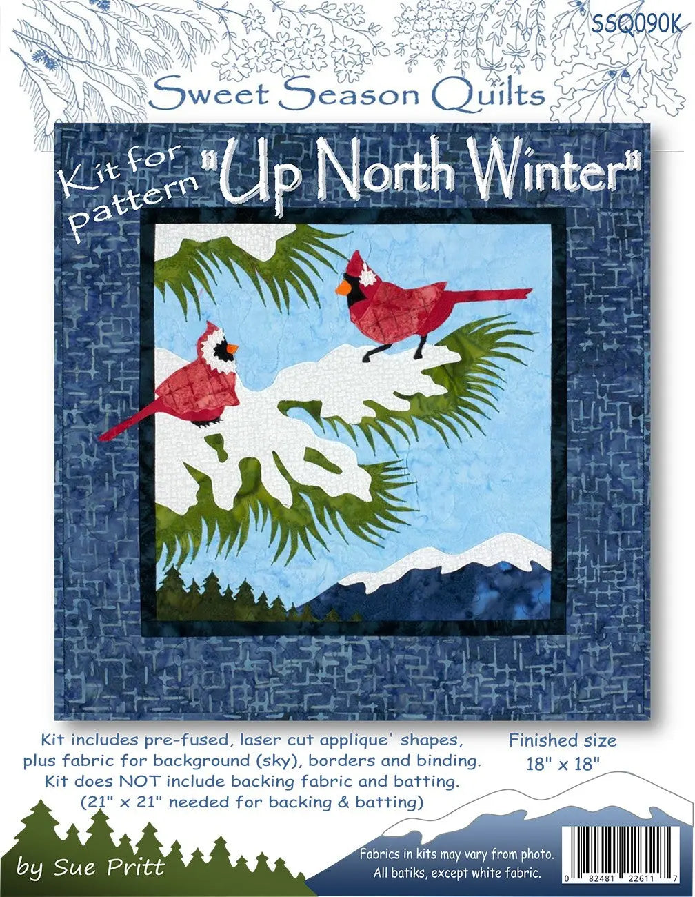 Kit for Up North Winter - Linda's Electric Quilters