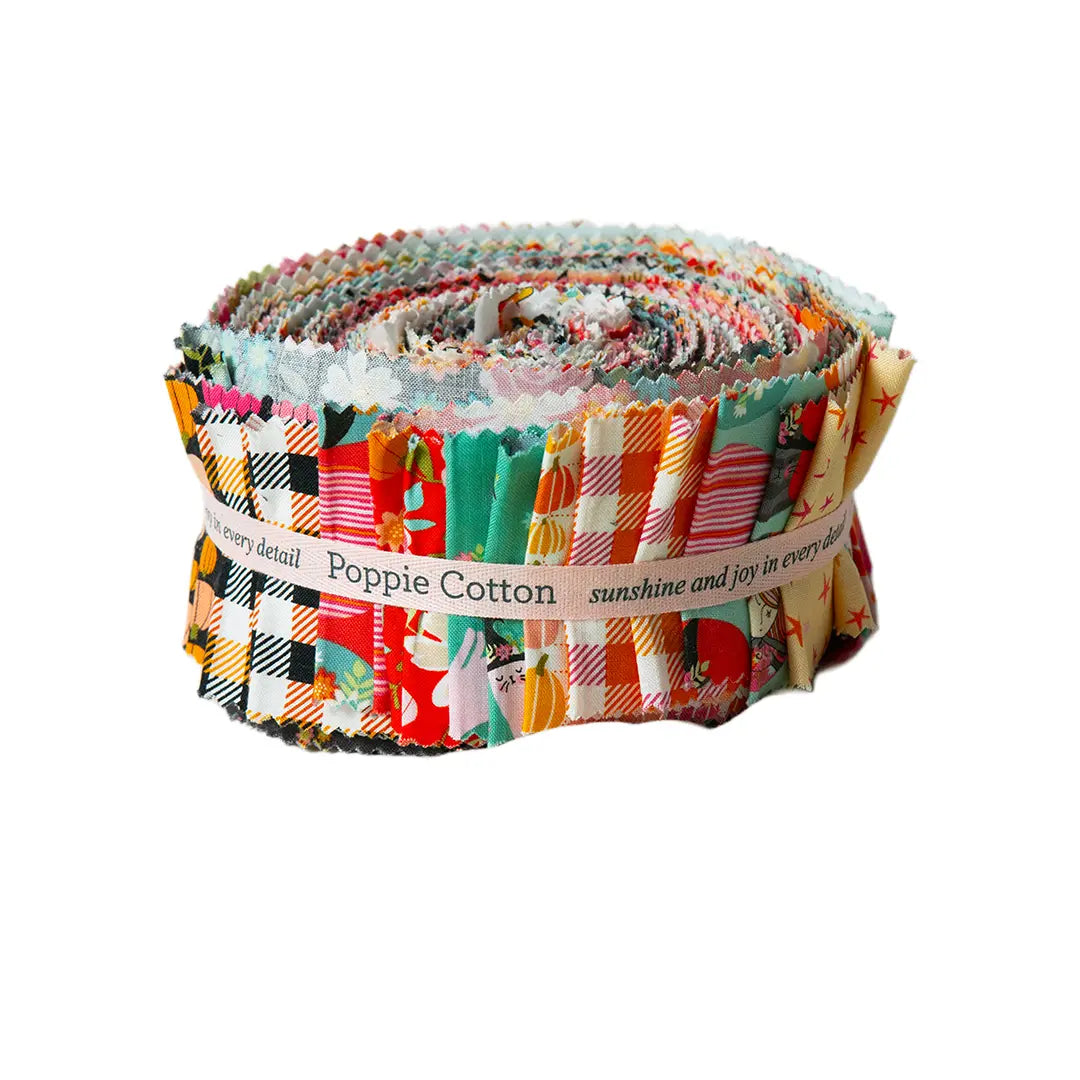 Kitty Loves Candy Poppie Cotton 2.5" Strips Poppie Cotton