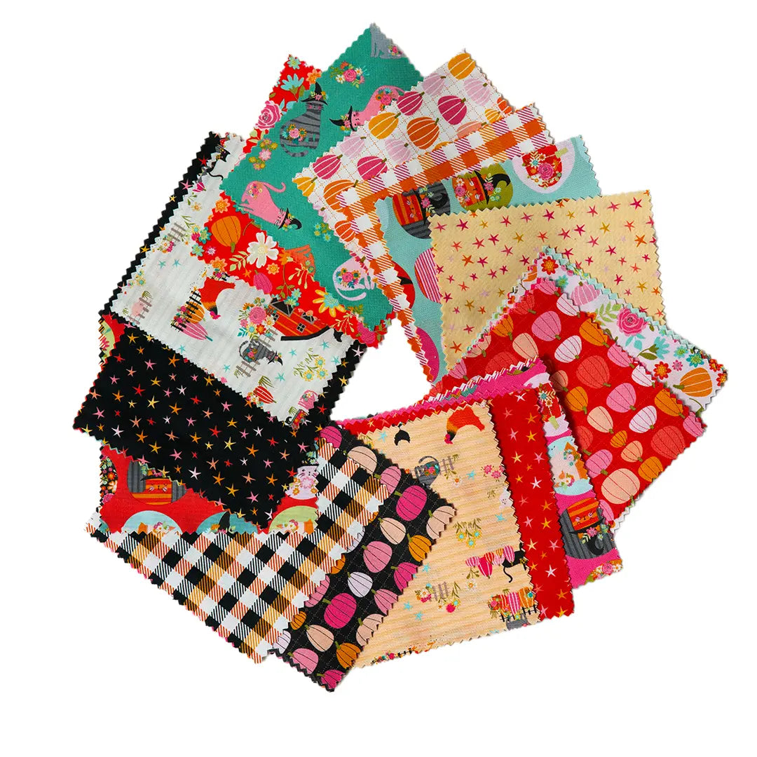 Kitty Loves Candy Poppie Cotton 5" Squares Poppie Cotton