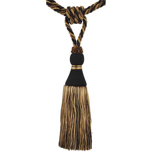 Knightsbridge-9" Length-SINGLE TASSEL TIEBACK-BT-6009-02-06