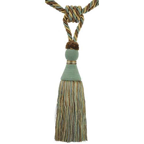Knightsbridge-9" Length--SINGLE TASSEL TIEBACK-BT-6009-33-61