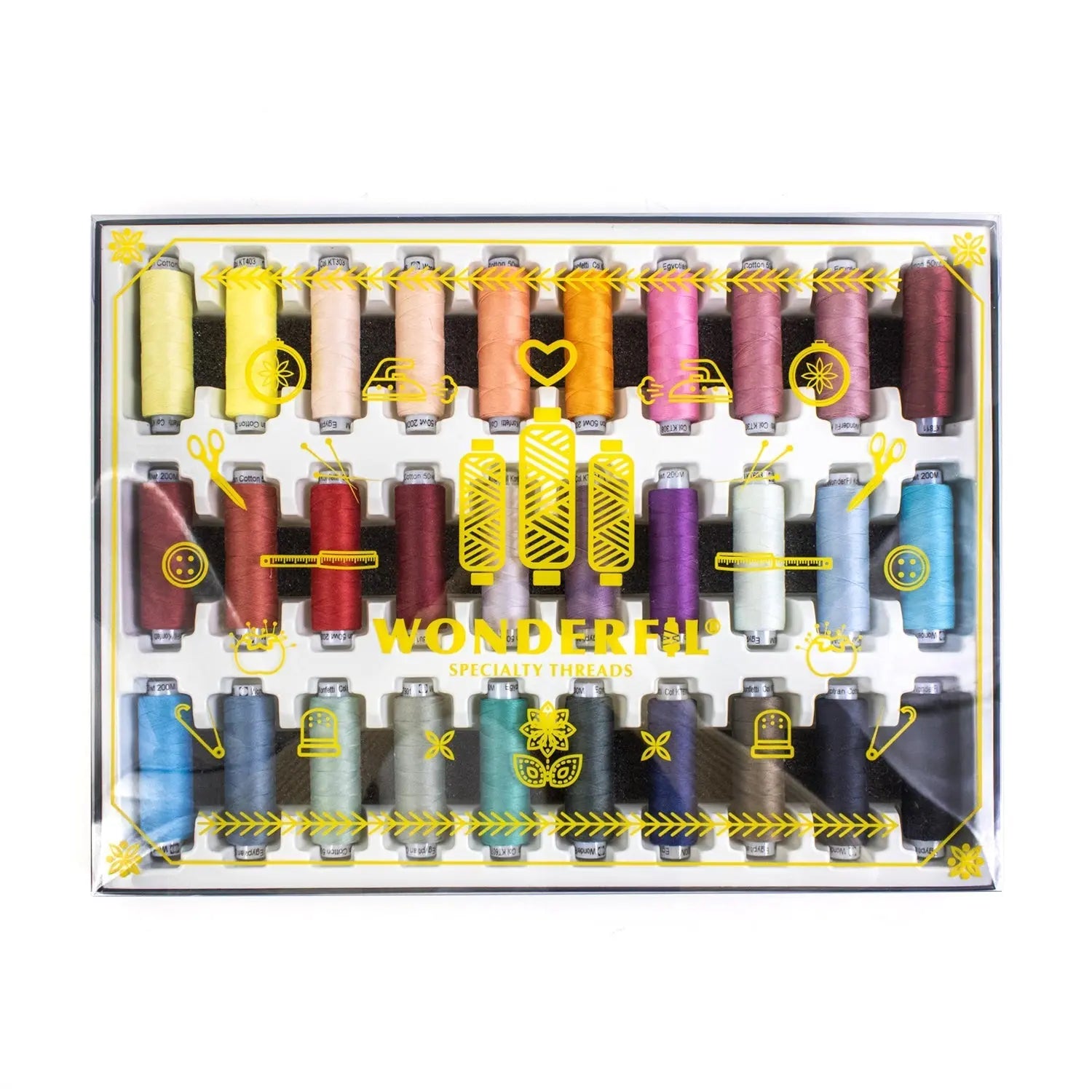 Konfetti™ 50wt Egyptian Cotton Thread : Collector Set WonderFil USA