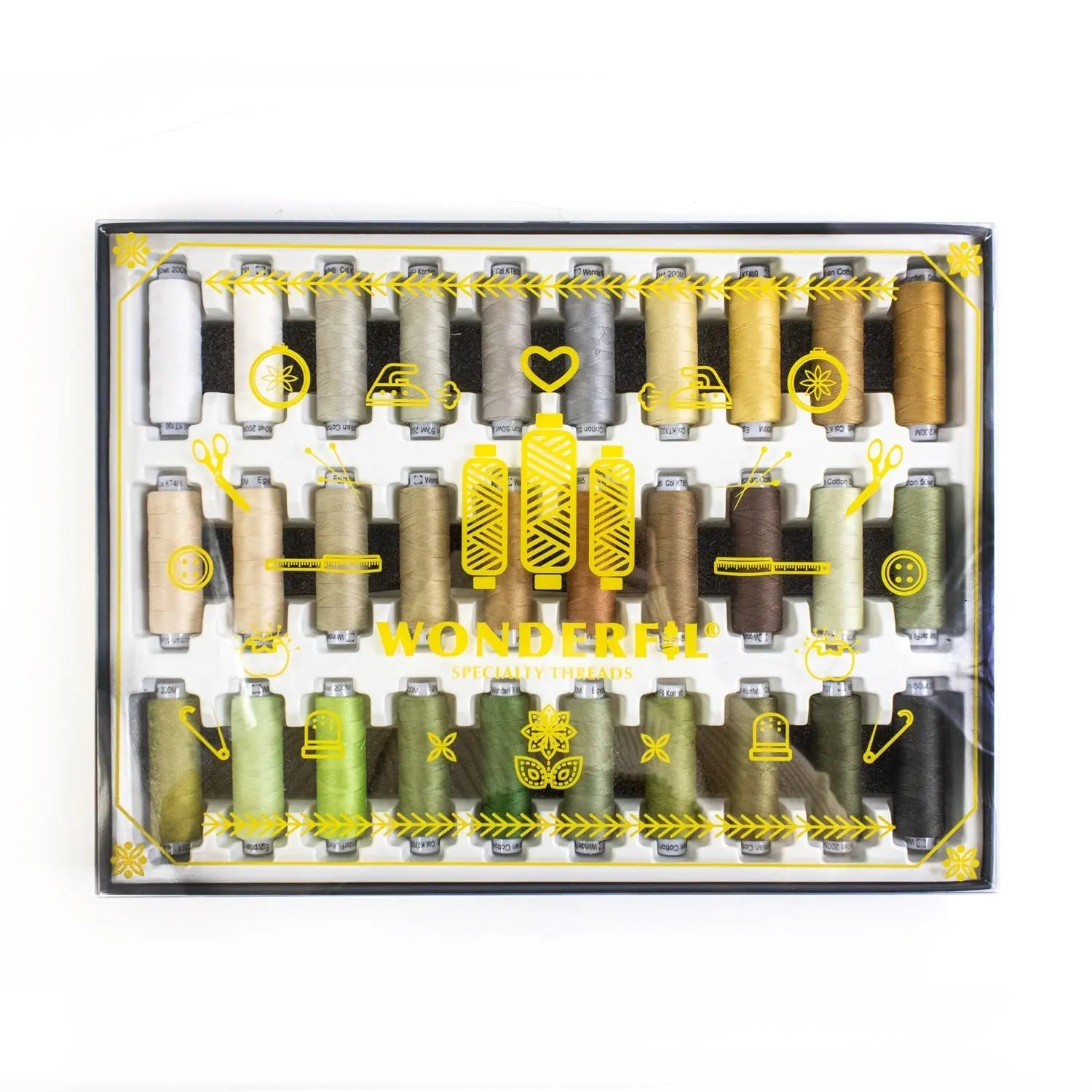 Konfetti™ 50wt Egyptian Cotton Thread : Collector Set WonderFil USA