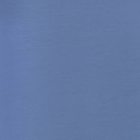 Cotton jersey knit solid fabric in Cornflower blue