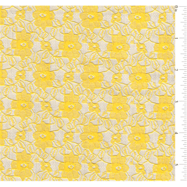 Yellow Gold Lace Fabric - Reorderable
