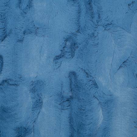 Shannon Fabrics Luxe Cuddle hide bluebell