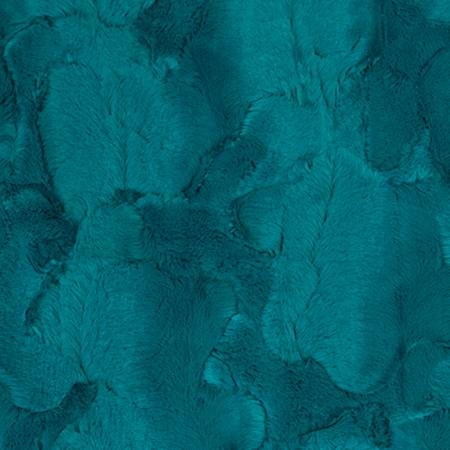 Shannon Fabrics Luxe Cuddle hide embossed mallard