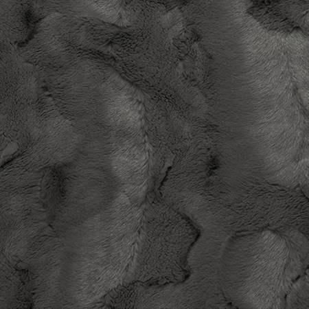 Shannon Fabrics Luxe Cuddle mirage charcoal, 80 inch wide