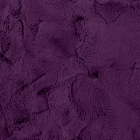 Shannon Fabrics Luxe Cuddle Mirage minky fabric in Loganberry 80 inch wide