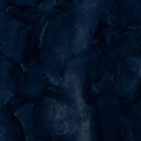 Shannon Fabrics Luxe Cuddle Mirage minky fabric in Navy 80 inch wide