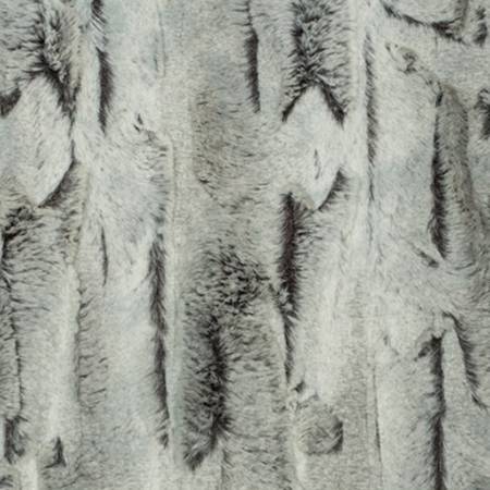 Shannon Fabrics Luxe Cuddle silver fox sterling black