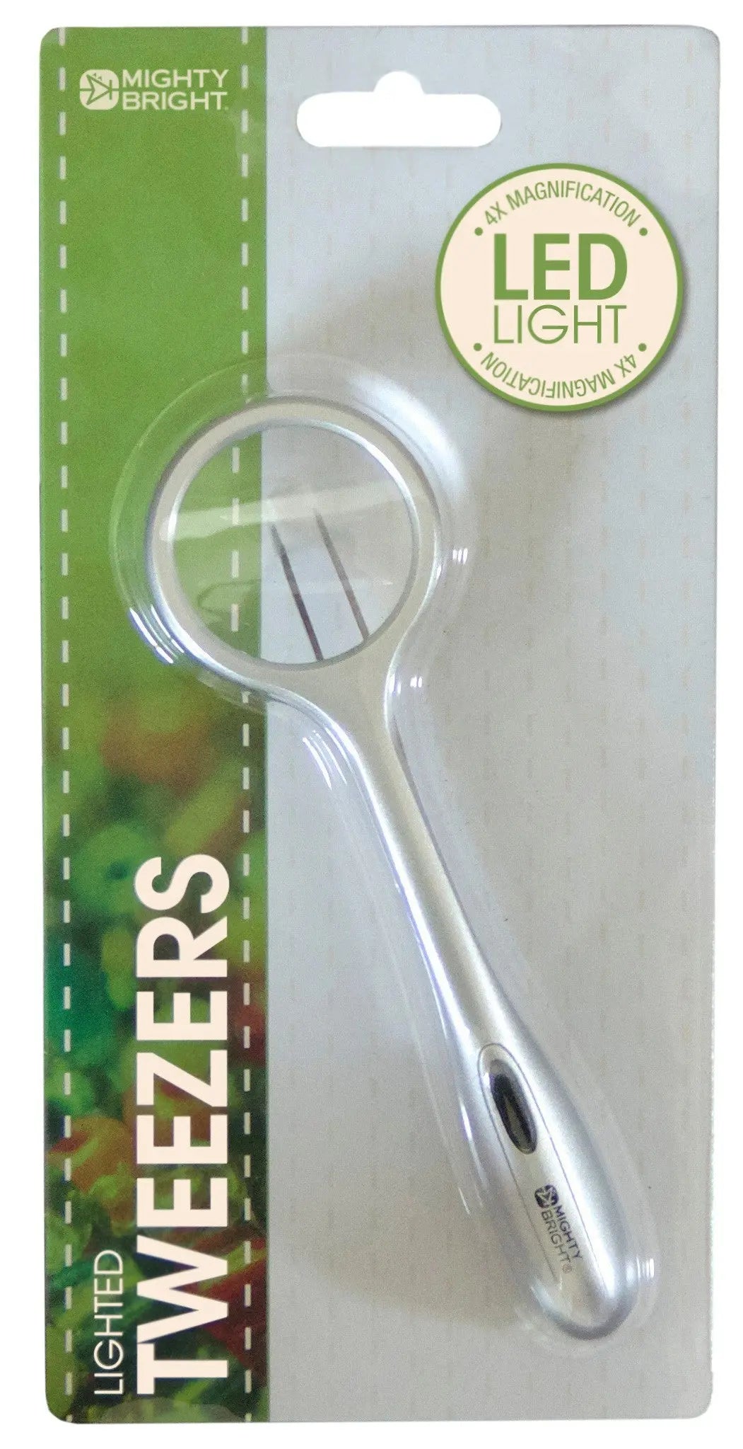 LED Lighted Tweezer and Magnifier 5-1/2in - Linda's Electric Quilters