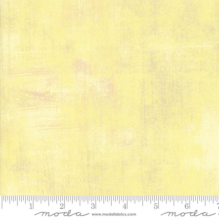 Yellow Grunge Basics Lemon Grass 44"/45" Per Yard Moda Fabrics & Supplies