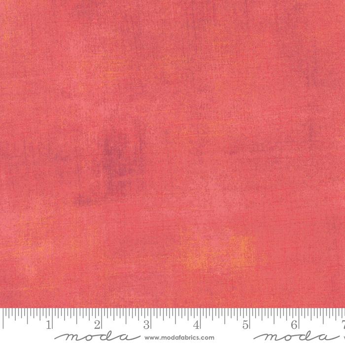 Pink Grunge Basics Salmon 44"/45" Per Yard Moda Fabrics & Supplies