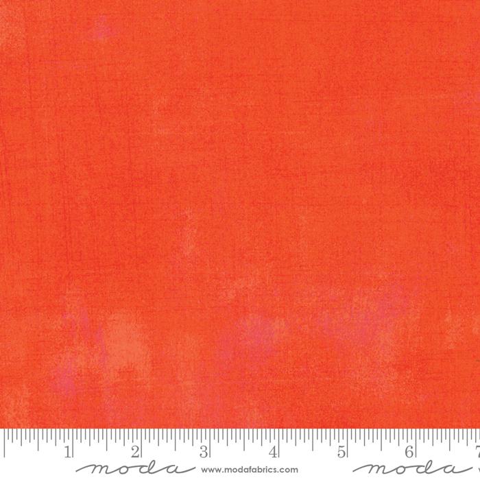 Orange Grunge Basics Tangerine 44"/45" Per Yard Moda Fabrics & Supplies